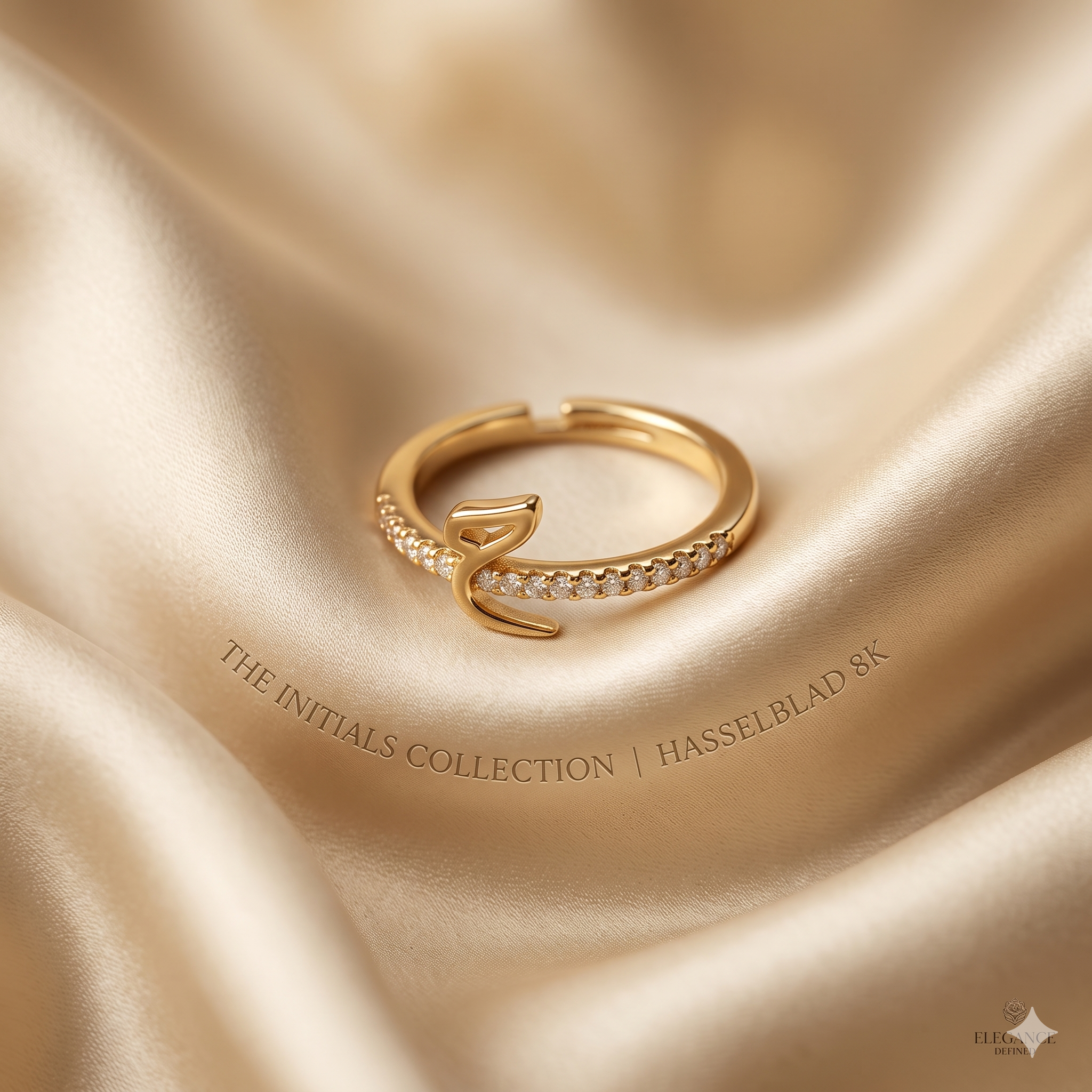 Gold Snake Adjustable Ring